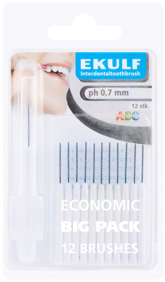 EKULF HAMMASVÄLIHARJA PH ABC 0,7 VALKOINEN 12 KAPPALETTA