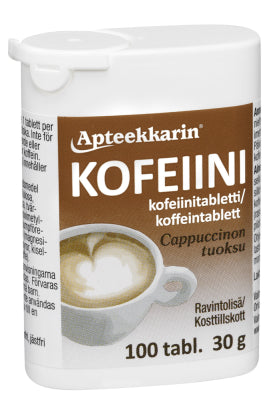 APTEEKKARIN KOFEIINI 100 TABLETTIA