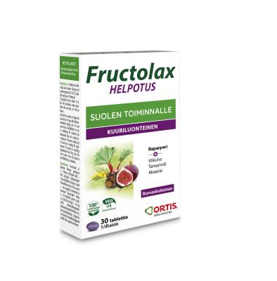 FRUCTOLAX HELPOTUS HEDELMÄ- JA KUITUTABLETTI 30 KPL