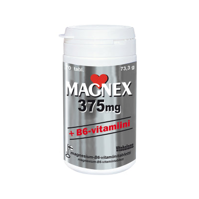 MAGNEX 375 MG + B6-VITAMIINI RAVINTOLISÄ 70 TABLETTIA