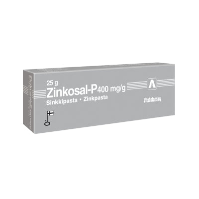 ZINKOSAL-P 400MG/G SINKKIPASTA 25 G