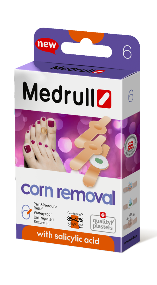 MEDRULL CORN REMOVAL KÄNSÄLAASTARI 6 KAPPALETTA