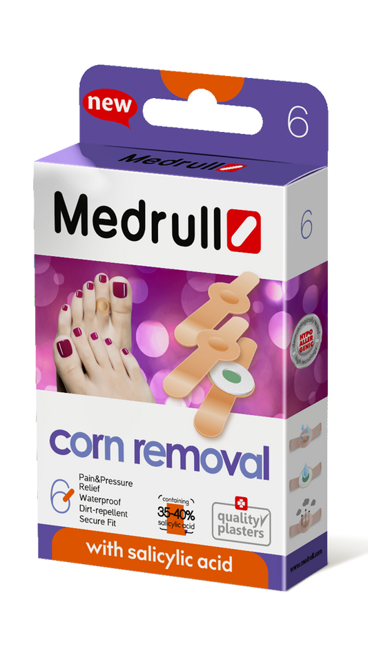 MEDRULL CORN REMOVAL KÄNSÄLAASTARI 6 KAPPALETTA