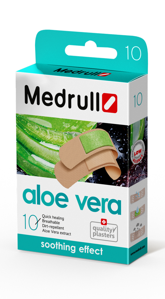 MEDRULL ALOE VERA ANTIBAKTEERINEN LAASTARI, 10 KAPPALETTA