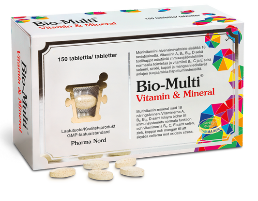 BIO-MULTI VITAMIN & MINERAL 150 TABLETTIA