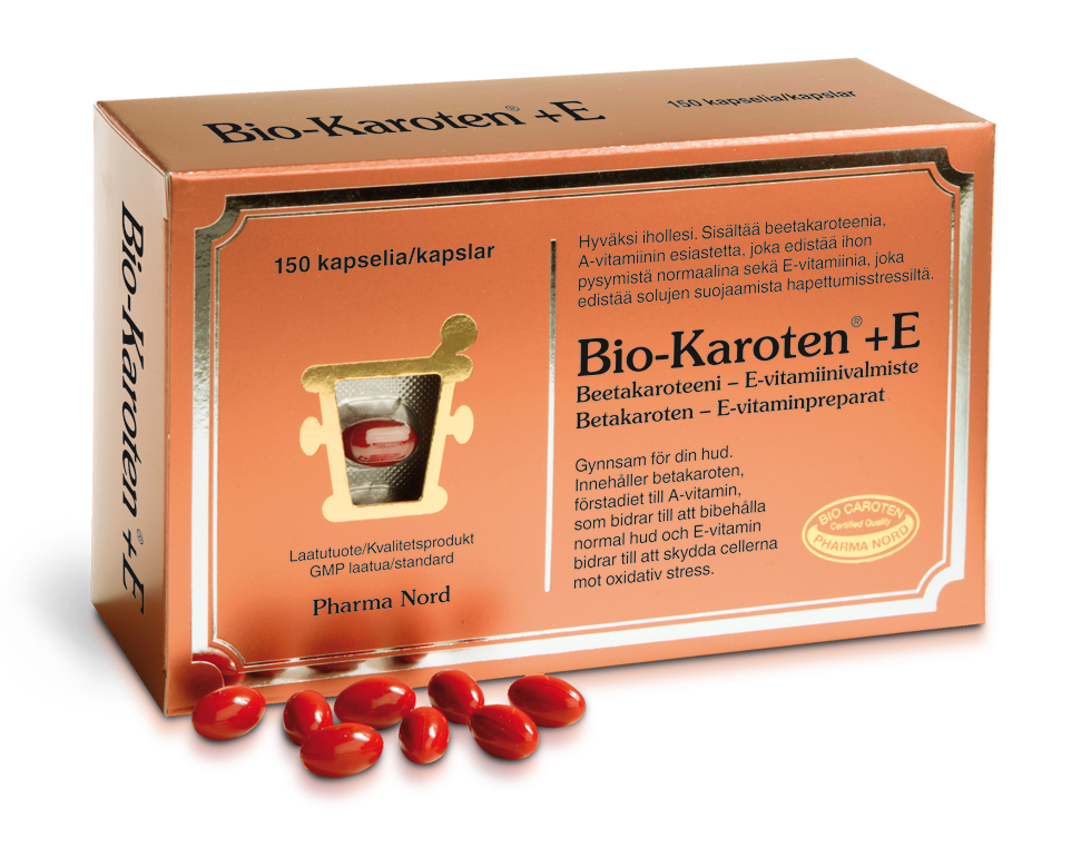 BIO-Karoten+E kapseli 150 kapselia