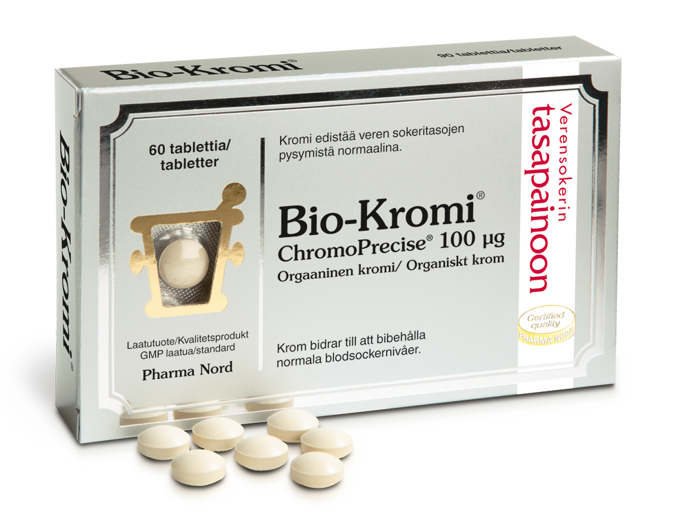 BIO-KROMI CHROMOPRECISE 100 MIKROG 60 TABLETTIA
