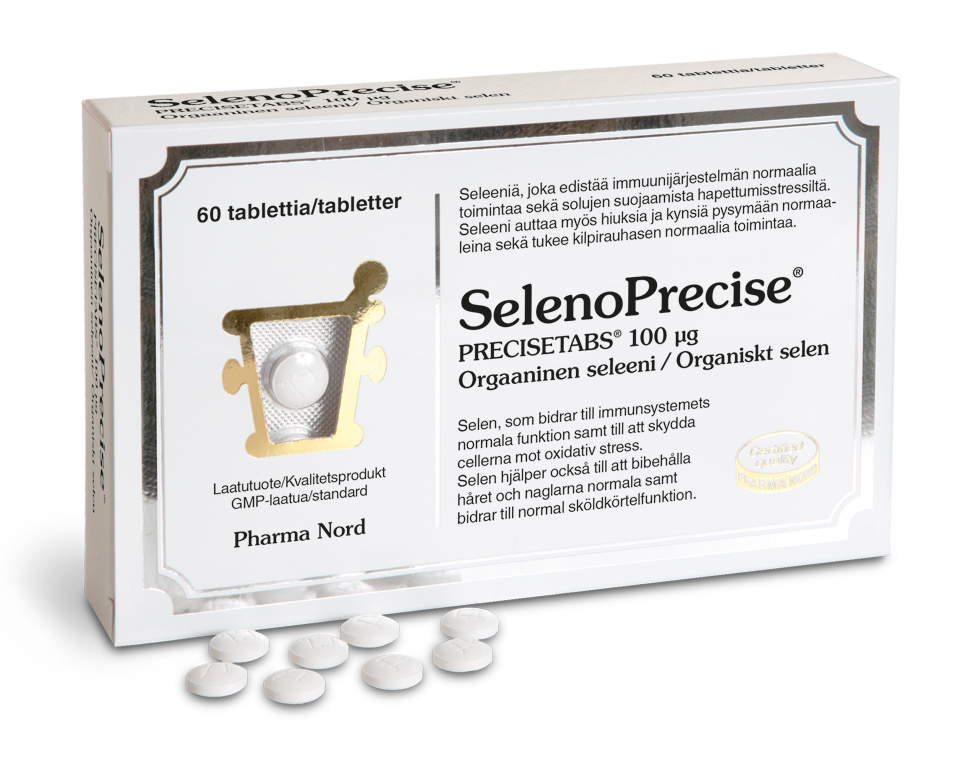 SELENOPRECISE 100 MIKROG SELEENIVALMISTE 60 TABLETTIA