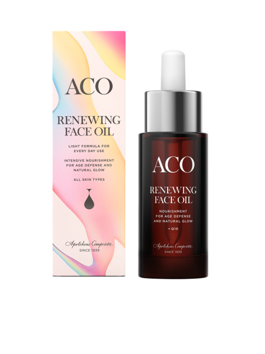 ACO FACE RENEWING FACE OIL IHOÖLJY KAIKILLE IHOTYYPEILLE 30 ML