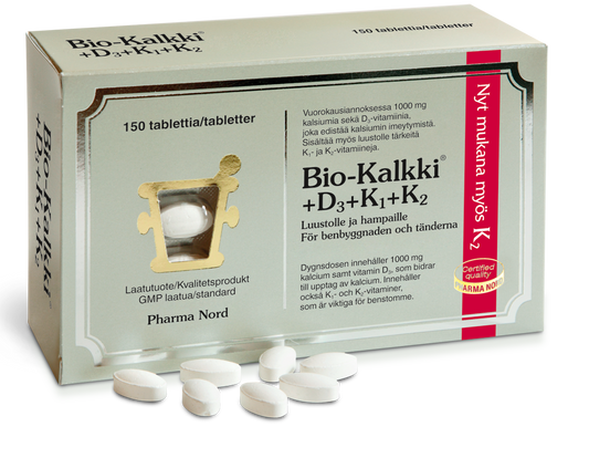 BIO-KALKKI+D3+K1+K2 150 TABLETTIA