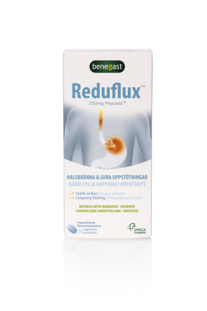 BENEGAST REDUFLUX CHEW PEPPERMINT 20 PURUTABLETTIA