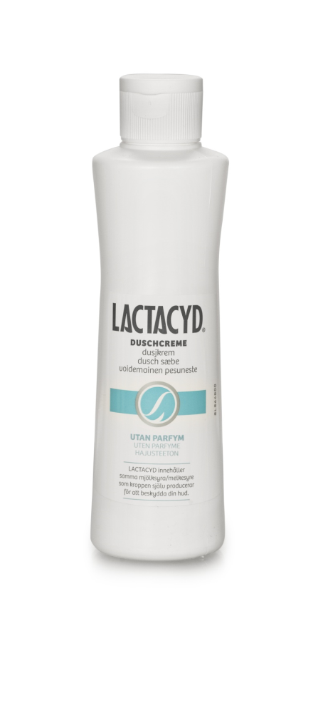 LACTACYD DUSCHCREME PESUNESTE NORMAALILLE, KUIVALLE JA HERKÄLLE IHOLLE 250 ML