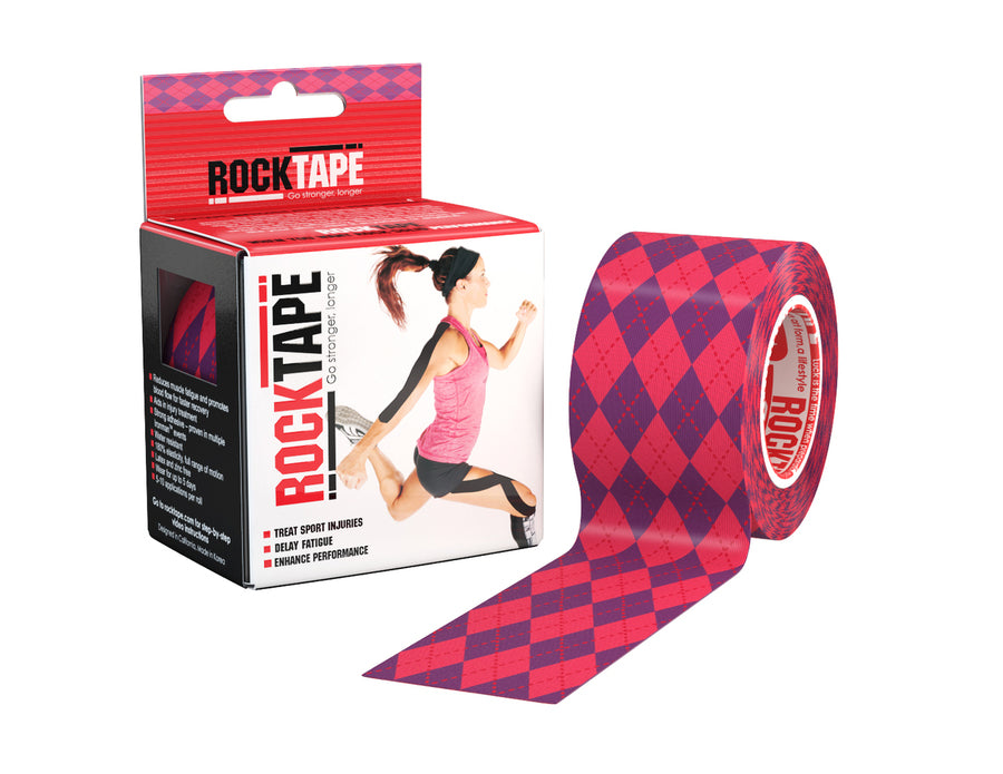 ROCKTAPE KINESIOTEIPPI PINKKI-RUUTU 5CMX5M 1 RULLA