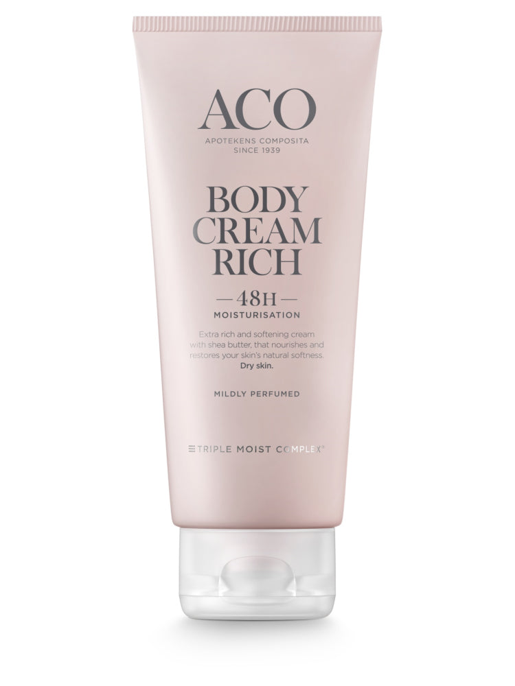 ACO BODY CREAM RICH VARTALOVOIDE KUIVALLE IHOLLE HAJUSTETTU 200 ML 