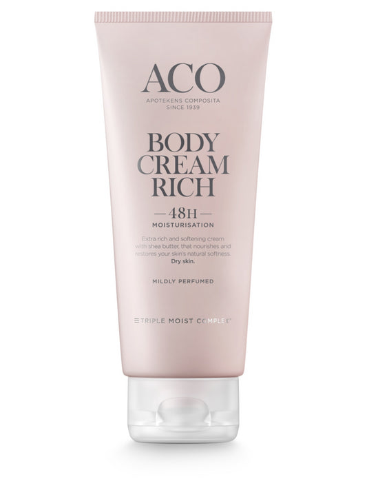 ACO BODY CREAM RICH VARTALOVOIDE KUIVALLE IHOLLE HAJUSTETTU 200 ML 