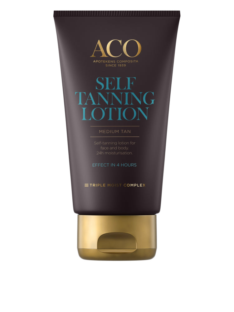ACO SELFTANNING LOTION ITSERUSKETTAVA VOIDE KASVOILLE JA VARTALOLLE HAJUSTETTU 150 ML