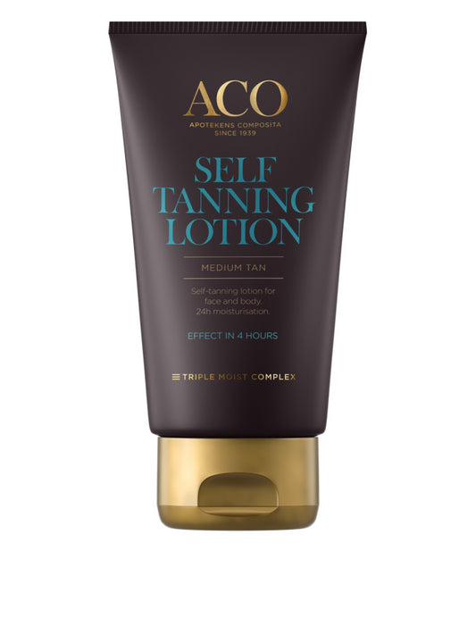 ACO SELFTANNING LOTION ITSERUSKETTAVA VOIDE KASVOILLE JA VARTALOLLE HAJUSTETTU 150 ML