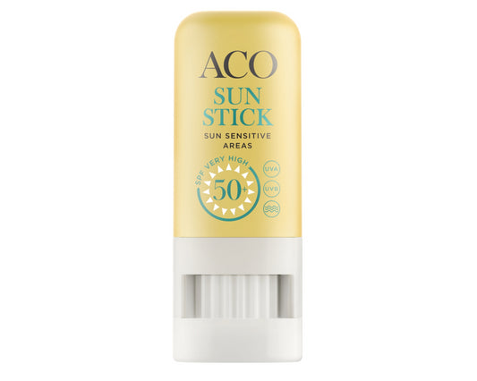 ACO SUN STICK SPF50+ AURINKOSUOJAPUIKKO HAJUSTEETON 8 G