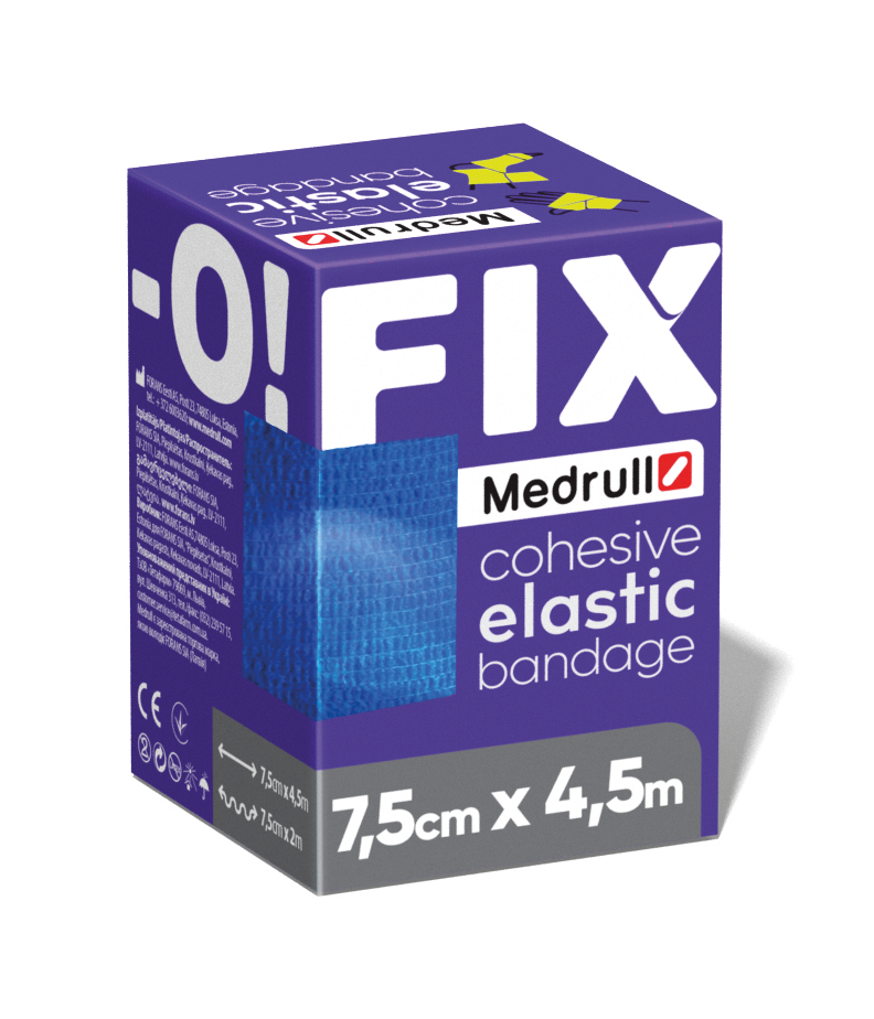 MEDRULL FIX-O ITSEKIINNITTYVÄ TUKISIDOS 7,5CMX4,5M, 1 KAPPALE