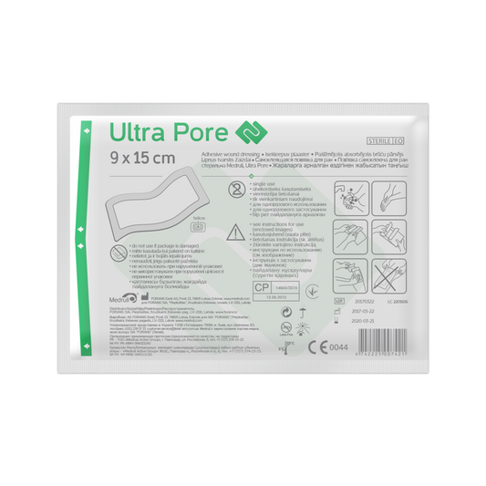 MEDRULL ULTRA PORE KIINNITTYVÄ SIDOS 9X15CM, 1 KAPPALE