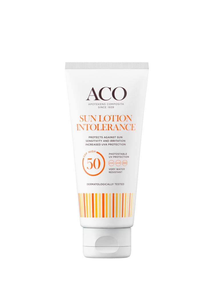 ACO Sun lotion intolerance SPF50 aurinkoherkälle iholle 100 ml