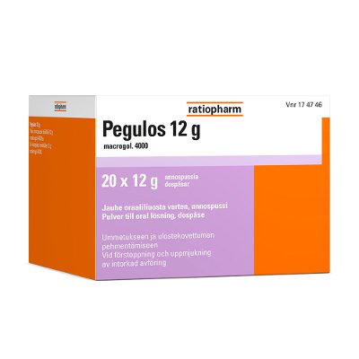 PEGULOS 12 g jauhe oraaliliuosta varten, annospussi 20x12 g