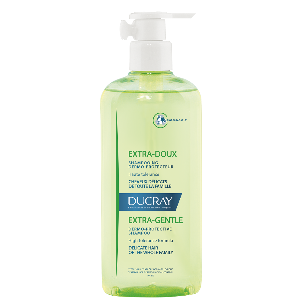 DUCRAY EXTRA GENTLE SHAMPOO NORMAALIEN JA HAURAIDEN HIUSTEN PESUUN 400 ML