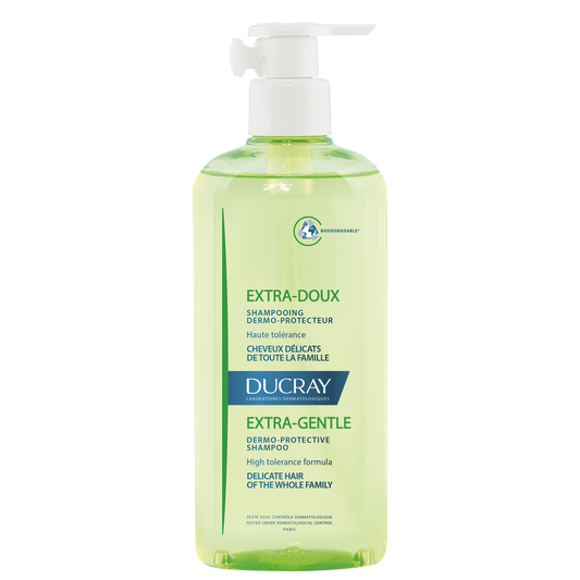 DUCRAY EXTRA GENTLE SHAMPOO NORMAALIEN JA HAURAIDEN HIUSTEN PESUUN 400 ML
