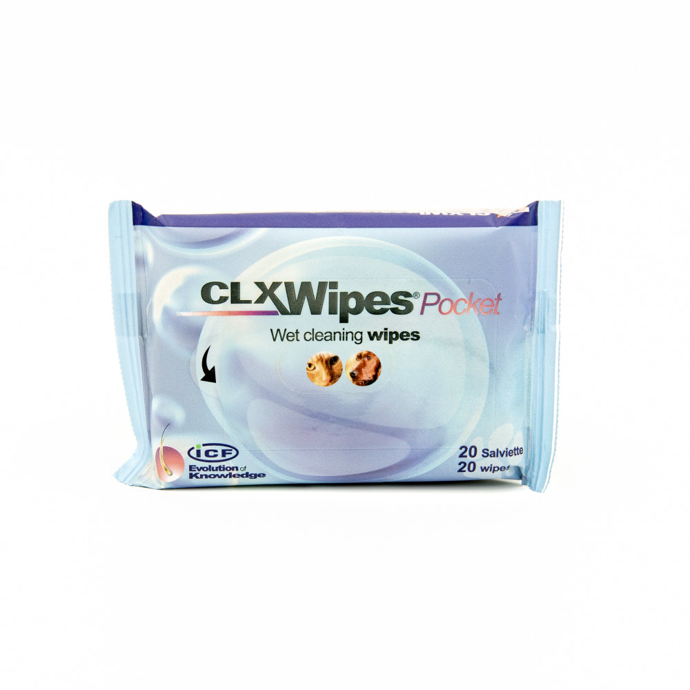 CLX WIPES POCKET PUHDISTUSPYYHKEET KOIRILLE JA KISSOILLE 20 KAPPALETTA