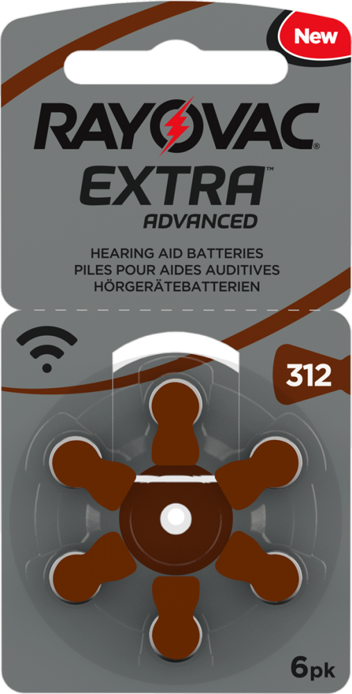 RAYOVAC Kuulokojeparisto 312 6 kplRAYOVAC Extra kuulokojeparisto 312 6 kpl