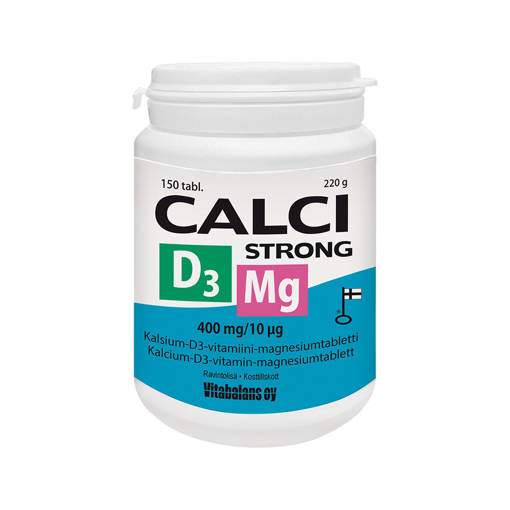 CALCI STRONG +D3 +MG 150 TABLETTIA