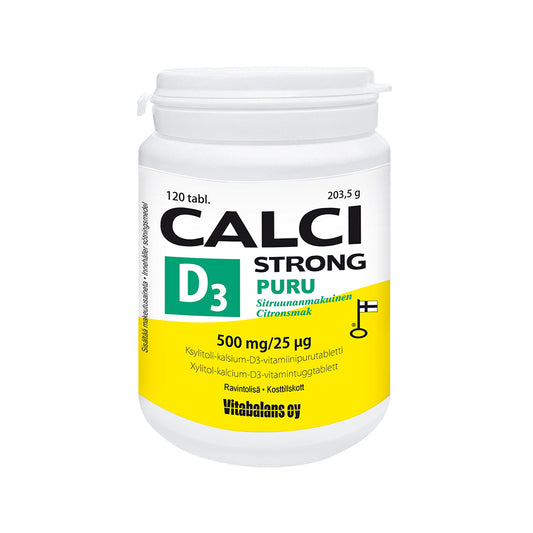CALCI STRONG +D3 PURUTABLETTI 120 TABLETTIA