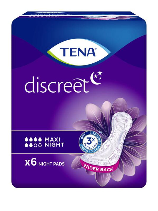 TENA Discreet Maxi Night 6 kpl