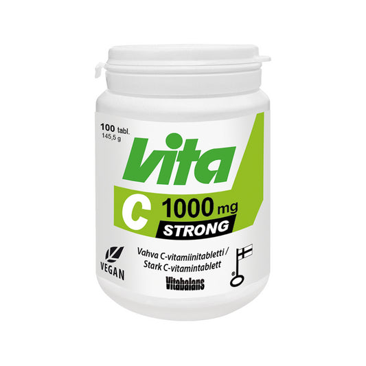 VITA-C STRONG 1000 MG VAHVA C-VITAMIINITABLETTI 100 TABLETTIA