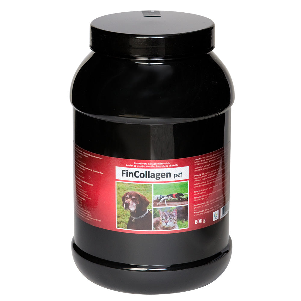FINCOLLAGEN PET KOLLAGEENIVALMISTE KOIRILLE JA KISSOILLE 800 G