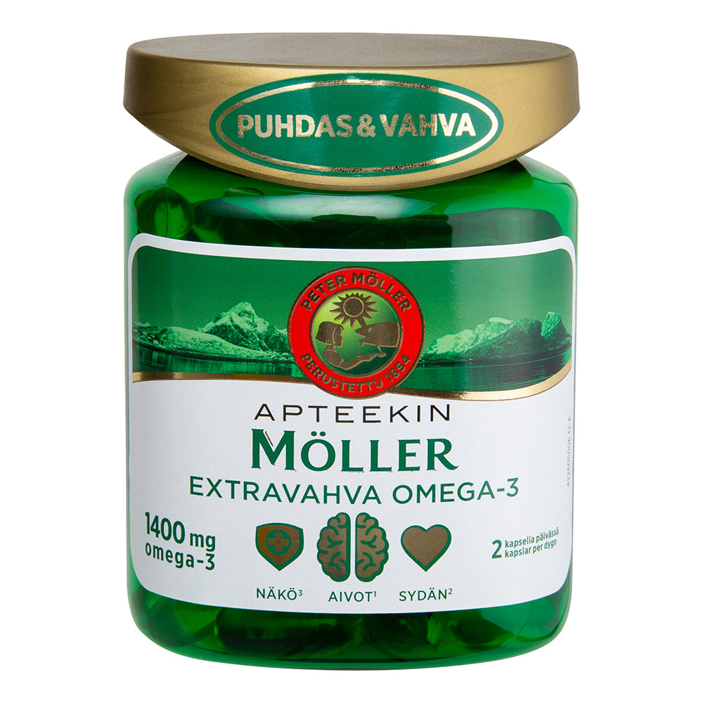 APTEEKIN MÖLLER EXTRAVAHVA OMEGA-3 76 KAPSELIA