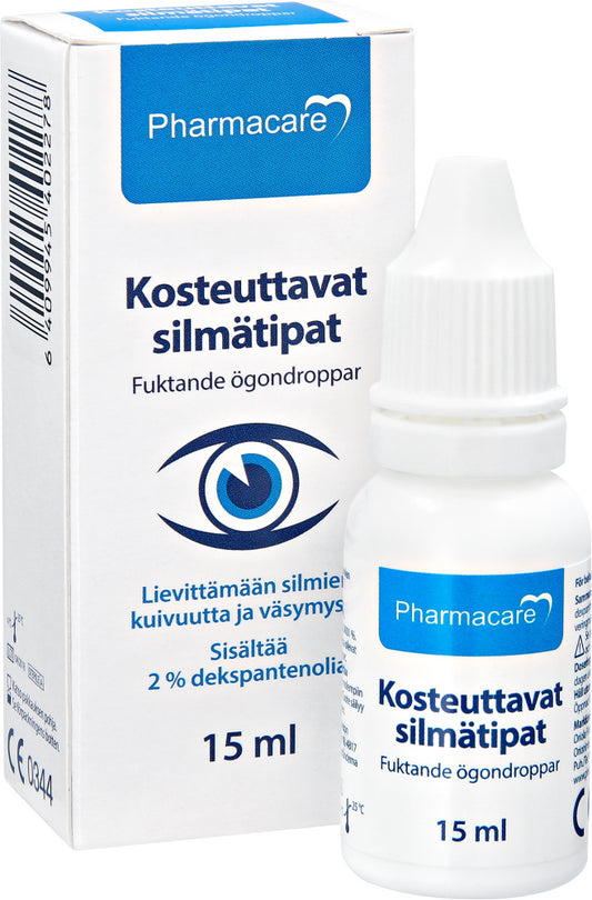 PHARMACARE KOSTEUTTAVAT SILMÄTIPAT 15 ML