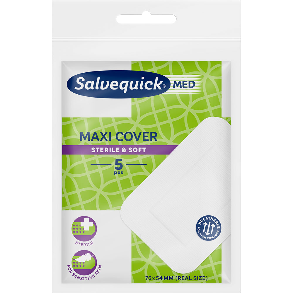 SALVEQUICK MED MAXI COVER LAASTARI 5 KPL