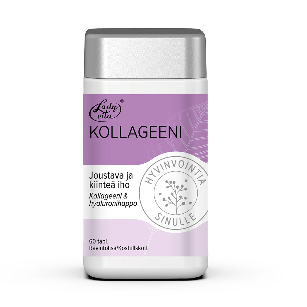 LADYVITA KOLLAGEENI RAVINTOLISÄ 60 TABLETTIA