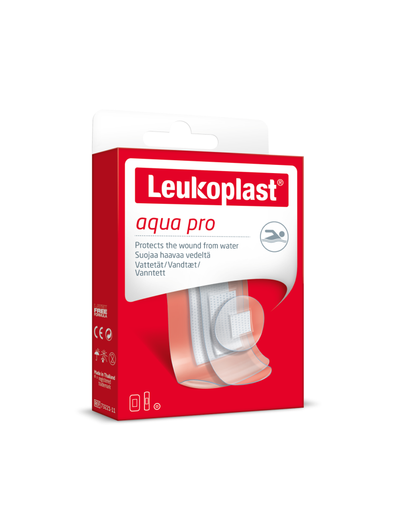 LEUKOPLAST Aqua Pro vedenpitävä laastarilajitelma 20 kpl
