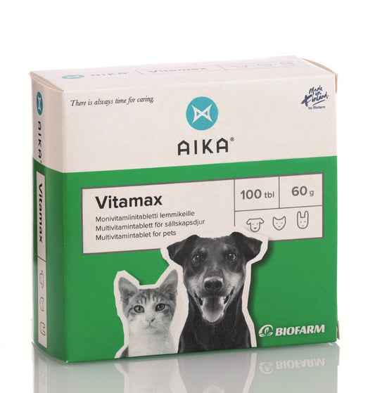 AIKA VITAMAX MONIVITAMIINI ELÄIMILLE 100 TABLETTI