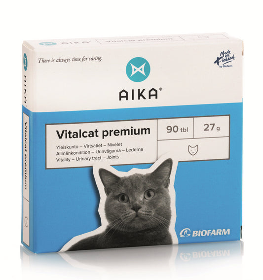 AIKA VITALCAT PREMIUM KISSOILLE 90 TABLETTIA