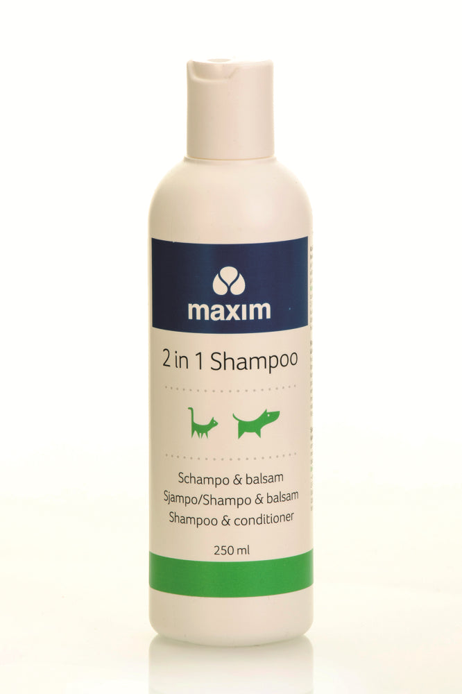 MAXIM 2 IN 1 SHAMPOO KAIKILLE LEMMIKEILLE 250 ML
