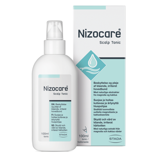 NIZOCARE Scalp Tonic hoitoneste kutisevalle, ärtyneelle päänahalle