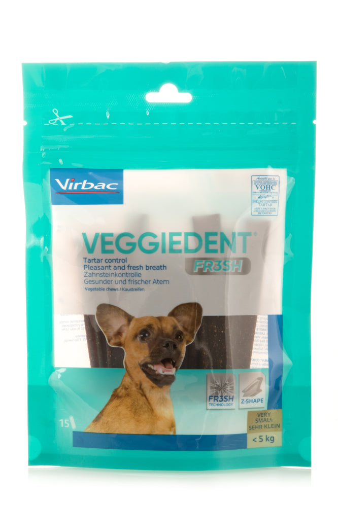 VIRBAC VEGGIEDENTFR3SH KOIRILLE ALLE 5 KG 15 KPL