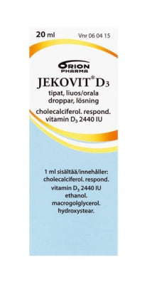 JEKOVIT D3 2440 IU/ml tipat, liuos 20 ml