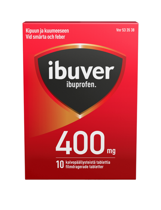 IBUVER 400 mg tabletti, kalvopäällysteinen 10 tablettia