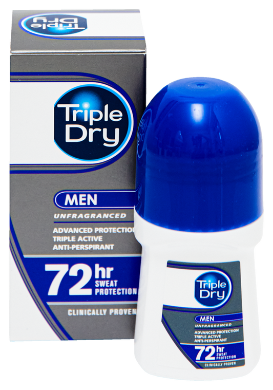 TRIPLE DRY MENS ROLL-ON ANTIPERSPIRANTTI 50 ML