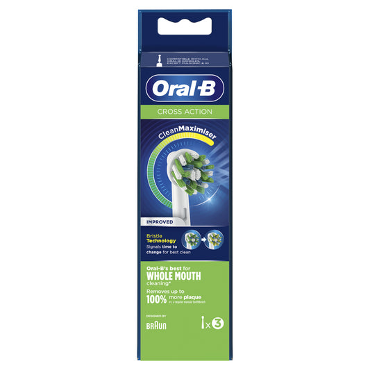 ORAL-B CROSS ACTION VAIHTOHARJAT 3 KPL