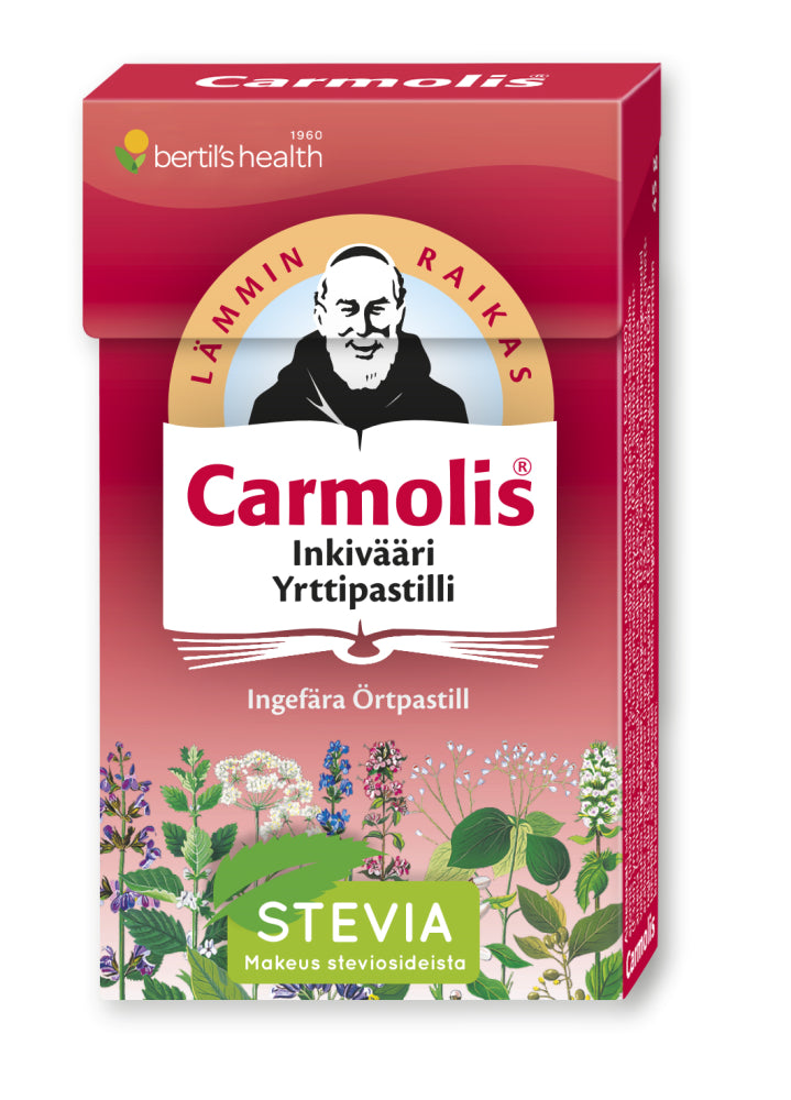 CARMOLIS YRTTIPASTILLI INKIVÄÄRI 45 G
